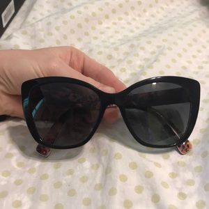 Dolce & Gabbana black cat eye sunglasses